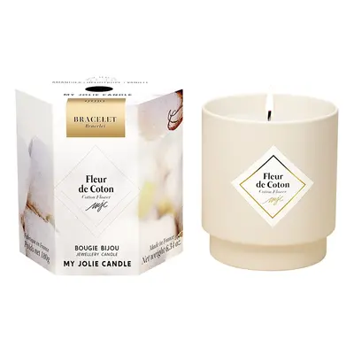 My Jolie Candle Vonná svíčka 36h s náramkem Gold Les Surprenantes Květ bavlny 320281