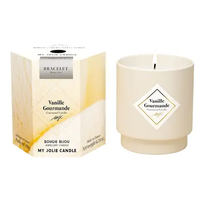 My Jolie Candle Vonná svíčka 36h s náramkem Silver Les Surprenantes Gurmánská Vanilka 320290