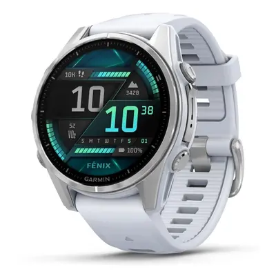 Garmin fēnix 8 AMOLED 010-02903-00 - 43 mm Silver/Whitestone