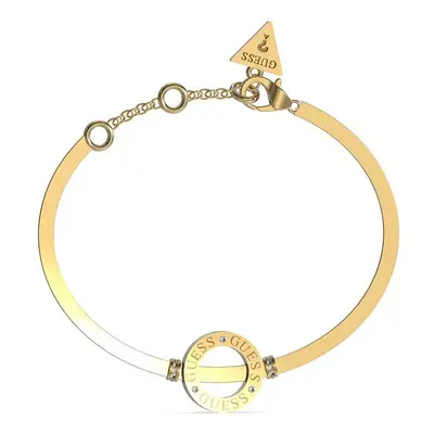 Guess Modní pozlacený náramek Circle Lights JUBB03172JWYG L: 17 - 21 cm