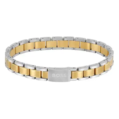 Hugo Boss Stylový bicolor náramek pro muže Metal Links Essentials 1580195