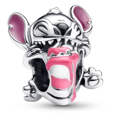 Pandora Stříbrný korálek Disney Stitch s narozeninovým dortem 793189C01