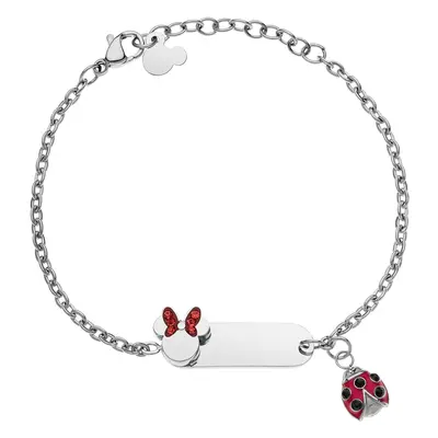 Disney Půvabný ocelový náramek s přívěsky Minnie Mouse B600623RRL-55.CS