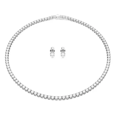 Swarovski Luxusní set šperků Matrix Tennis 5647730 (náhrdelník, náušnice)