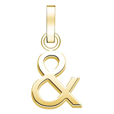 Rosefield Pozlacený ocelový přívěsek "&" The Pendant PE-Gold-Ampersand