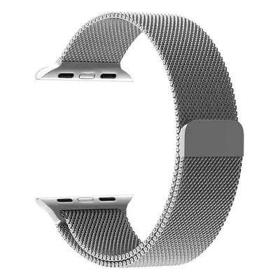 4wrist Ocelový milánský tah pro Apple Watch - Stříbrný 38/40/41 mm