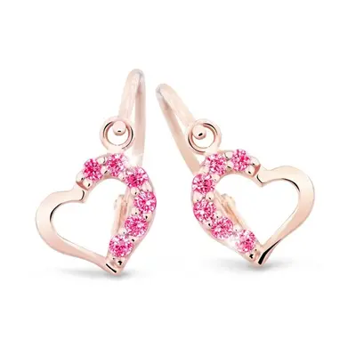 Cutie Jewellery Něžné dětské náušnice z růžového zlata C2757-10-X-4 růžová