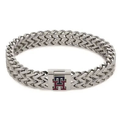 Tommy Hilfiger Moderní dvojitý náramek pro muže z oceli Monogram 2790462