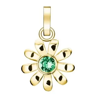 Rosefield Něžný pozlacený přívěsek Kytička The Pendant PE-Gold-Daisy Crystal