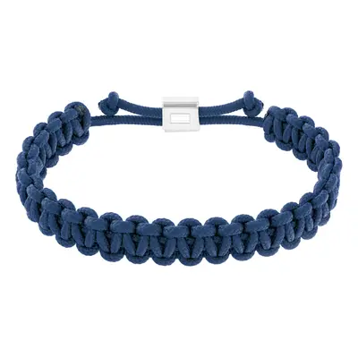 Tommy Hilfiger Modrý paracord náramek Braided 2790493