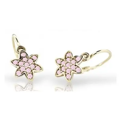 Cutie Jewellery Dětské zlaté náušnice C2206-10-X-1 červená