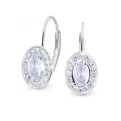 Cutie Jewellery Půvabné náušnice s třpytivými zirkony Z8049-55-X-2 modrá