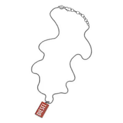 Diesel Originální ocelový náhrdelník Dogtags DX1368040