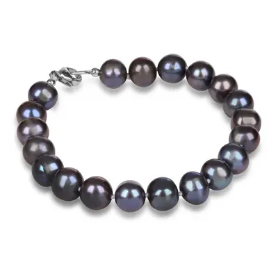 JwL Luxury Pearls Náramek z pravých modrých perel JL0360