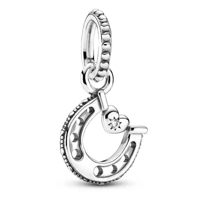 Pandora Stříbrný přívěsek pro štěstí Good Luck Horseshoe 799157C01