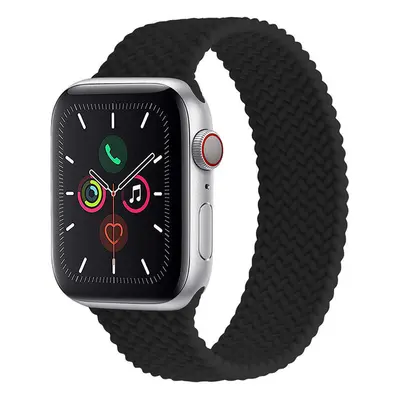 4wrist Elastický silikonový řemínek pro Apple Watch 38/40/41 mm - Black