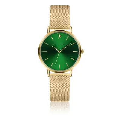 Emily Westwood Green Sunray Mesh Watch EGI-3418