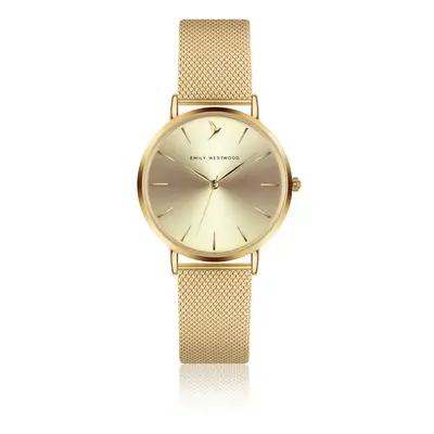 Emily Westwood Gold Sunray Mesh Watch EGH-3418