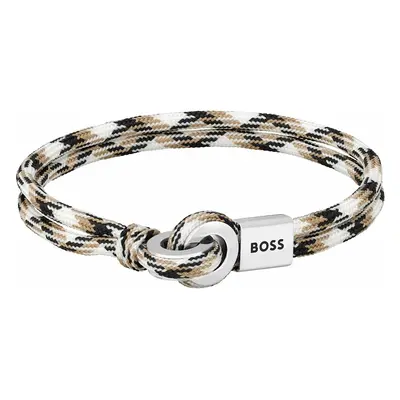 Hugo Boss Stylový textilní náramek Sport 1580471 19 cm