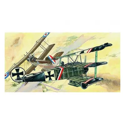 Směr Fokker Dr.1 slepovací stavebnice letadlo 1:48