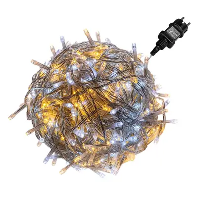 VOLTRONIC® 67597 Vánoční řetěz - 40 m, 400 LED, teple/studeně bílý