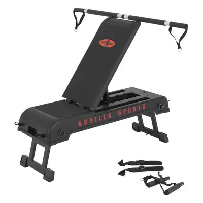 Gorilla Sports Nastavitelný stepper, 112 x 39,5 x 16 cm