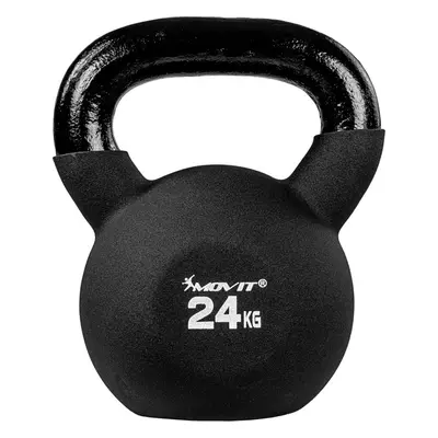 63650 MOVIT Kettlebell činka černá, 24 kg