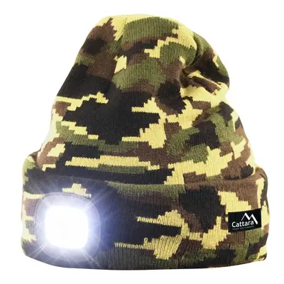 Cattara 85157 Cattara Čepice ARMY s LED svítilnou, USB nabíjení