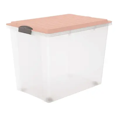 COMPACT úložný box, 70L, růžová