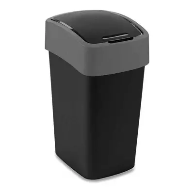 Rojaplast 93006 FLIPBIN odpadkový koš, 25 L, černý