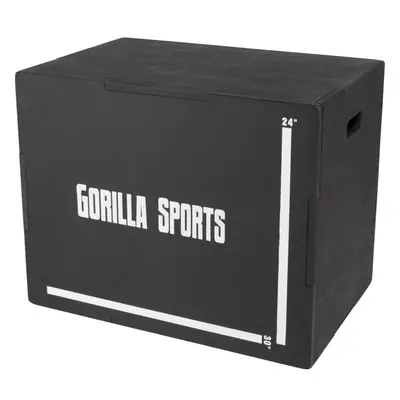 Gorilla Sports Plyobox v černé barvě