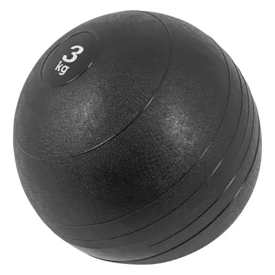 Gorilla Sports Slamball medicinbal, černý, 3 kg