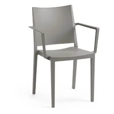 91038 Křeslo MOSK ARMCHAIR, šedá, 82 x 57 x 56 cm