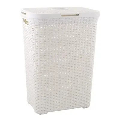 CURVER STYLE RATTAN 30459 Koš na prádlo 60 l krémový