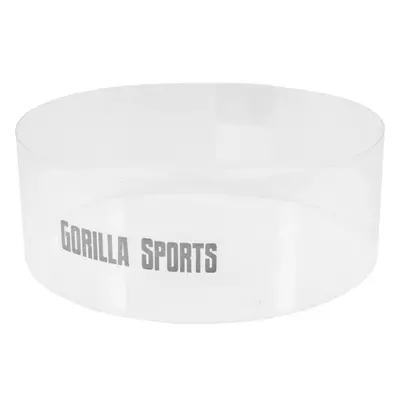 Gorilla Sports Stojan na gymnastický míč, průhledný