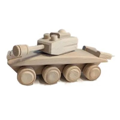 Gaboni 92244 Dřevěný tank, 22 x 8 x 10 cm