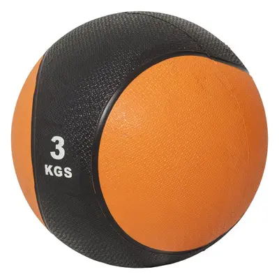 Gorilla Sports Medicinbal, oranžový/černý, 3 kg