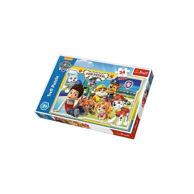 Puzzle Paw Patrol/Tlapková patrola MAXI 24ks 60x40cm v krabici 39x26x4cm