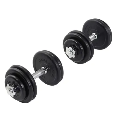 Gorilla Sports činkový set, pogumované kotouče, 30 kg