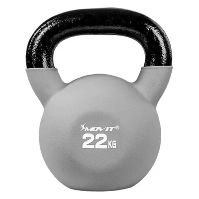 MOVIT Kettlebell činka šedá, 22 kg