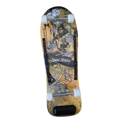 Acra Sport Skateboard barevný S2-žlutý