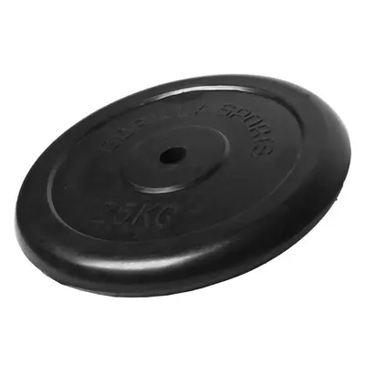 Gorilla Sports Pogumovaný zátěžový kotouč, 25 kg