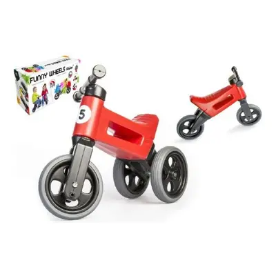 Teddies FUNNY WHEELS červené 2v1 28/31cm