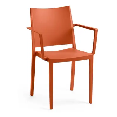 91040 Křeslo MOSK ARMCHAIR, cihlová, 82 x 57 x 56 cm