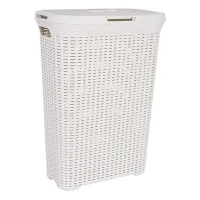 CURVER STYLE RATTAN 30461 Koš na prádlo 40 l krémová