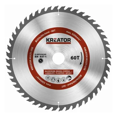 Kreator pilový kotouč, univerzální 254 mm, 60T