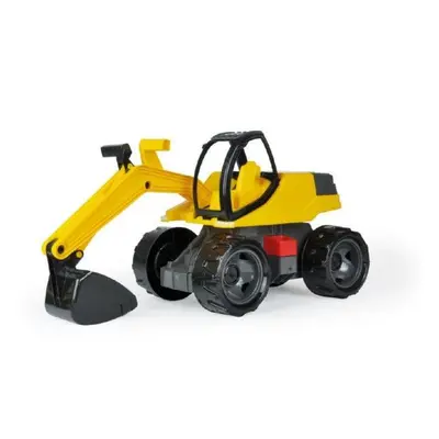 Giga Trucks Bagr žlutočerný plast 80cm v krabici 70x35x29cm