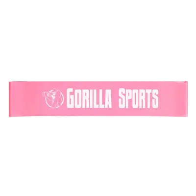 Gorilla Sports Fitness guma 10 lb, růžová