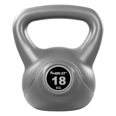 MOVIT 63937 Movit Kettlebell činka, 18 kg, šedá/černá