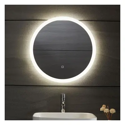 AQUAMARIN Koupelnové LED zrcadlo kulaté, 60 cm